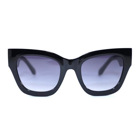 Quay Australia BY THE WAY Oversized Womens Sunglasses–Black / Smoke Gradient–NWT main image 5